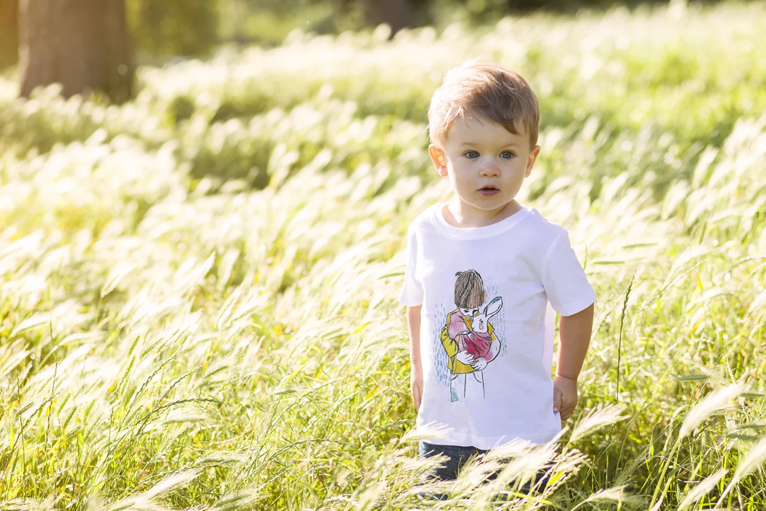 Koszulka Króliczek biała