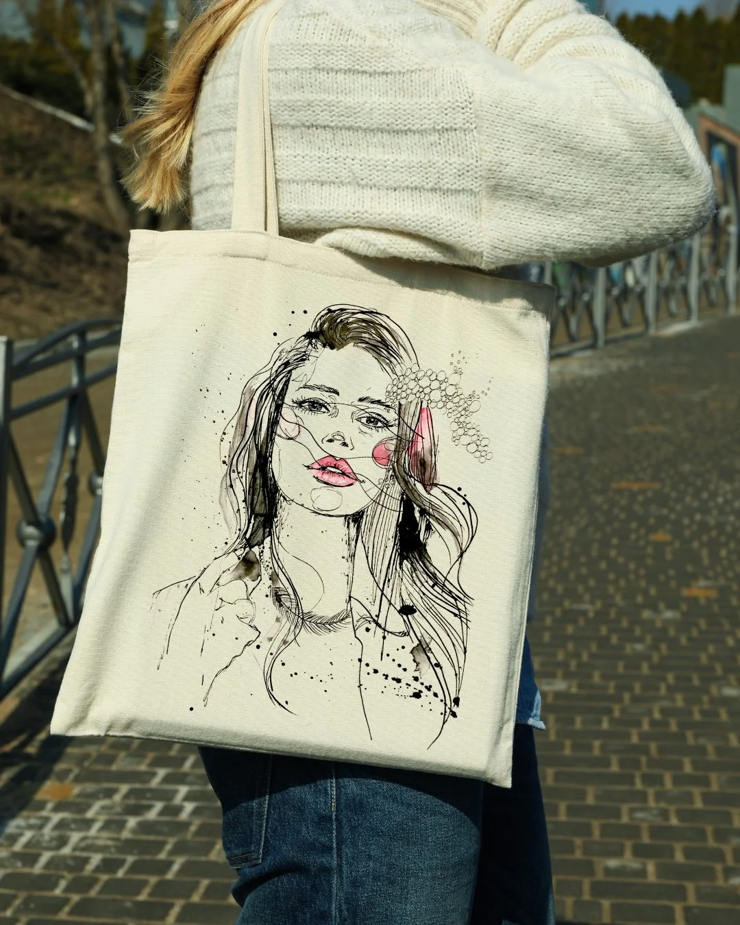 Torba bawełniana Portret